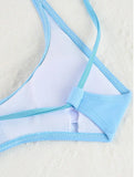 DEKA Vintage Plus Size Solid Sexy Bikini Set Women One Piece Swimwear Tummy Control Swimsuit Bathing Suit Beachwear