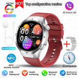 2025 New BOXUXING Watch 5 MAX Smart Watch AMOLED Screen NFC GPS Tracker Bluetooth Call Health Waterproof Smartwatch Men Women