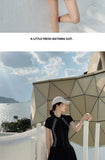 One Piece Swimsuit Skirt Style Plus Size Slimming and Belly Covering Style Hot Spring Bikini Swimsuit for Women