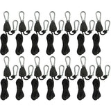 1/2/4/6/8/10/12/14/16pcs Hanger Pulley Ratchets Kayak Rope 1.6M Rope Pulley Ratchet Locking Hanger Sky Curtain Tent for Camping