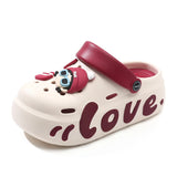 2026 New Women Fashion Clogs Cute DIY Charms Home Street Slippers For Female Summer Platform Shoes Soft EVA Girls Leisure Sandal