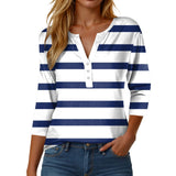 Womens Athletic Tops Short Sleeve Women Stylish Casual Loose Three Button V Neck Short Sleeved T Same Day Long Sleeve Shirt