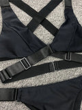 Sexy Adjustable Buckle Bandage Vevlet Bikini 2026 Women Swimsuit Female Bikinis Swimwear Two Pieces Bikini set Bathing Suit Swim