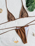 DEKA Tie Side Mini Micro Bikini Set With Skirt Halter Female G-String Thong Swimsuit Women Swimwear Bather Bathing Suit Swim