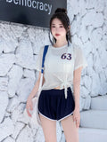 New High-end Split Swimsuit with Sports Style and Flat Angle Pants for Slimming and Vacation Swimsuits Cross-border