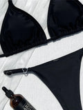 2026 Sexy Halter Bikini Female Swimsuit Women Swimwear Two-Pieces Bikini Set High Cut Leg Padded Bather Bathing Suit Swim V8271
