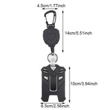 Retractable Badge Holder with ID Card Holder Case Clip