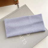 Sports Cycling Makeup Wash Face Hairbands Soft Korean Cotton Knitted Headband For Women Girls Bandanas Fashion Hair Accessories