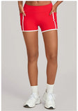 Women's High Waisted Yoga Shorts Slim Fit Hip Lifting Sports Pants Outdoor Running Fitness Gym Workout Shorts