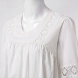 Boho Dress For Women Casual Summer Lace Dresses V Neck Short Sleeve Beach Sundress Swing Vestidos Fashion Slim Lace Plus Size