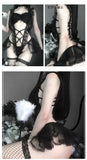 Japanese Maid Outfits Women Sexy Cosplay Costumes Lingerie Perspective Underwear Servant Classical Erotic Babydoll