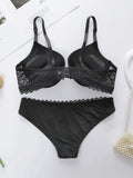 Women Solid Color Sexy Underwear Set Gathered Push Up Underwear Daily Comfortable And Close Fitting Seamless Underwear Set 3208