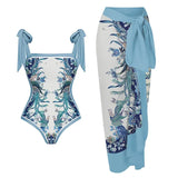 2026 High Quality Double-sided Printed Push Up Women Bikini Set Printed Strappy Bandage Swimwear Brazilian Biquini Bathing Suit