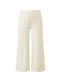 Women Solid Color Capri Pants High Waist Skinny 3/4 Length Flared Pants Casual Loose Fit Cropped Jogging Trousers Daily Summer