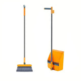 3-in-1 Rotatable Folding Magnetic Broom and Dustpan Cleaning Set, Lightweight Cleaning