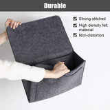 5-Pocket Felt Bedside Caddy Organizer, Bed/Sofa Storage Pockets for Tablet/Phone/Book/Magazine