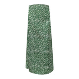 Harajuku Floral Print Long Skirt Vintage High Rise Straight Midi Skirts For Women Summer Skinny Bohemian Split Beach Skirts Y2k