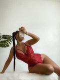 Hot Erotic Costume Open Crotch Women Babydoll Dress Lace Dirty Women's Underwear Female Crotchless Sexy Lingerie Set Bodysuits