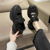 Spring New Round Head Small White Shoes Female Hundred Casual Womens Board Shoes Thick Bottom Women Sneakers
