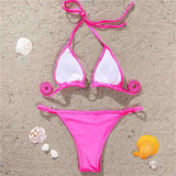 Sexy Bling Rhinestone Mini Bikini Female Swimsuit Women Swimwear Two-Pieces Bikini Set Bather Bathing Suit Swim Lady V2064
