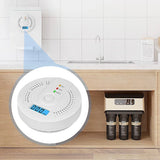 Digital Warning Alarm Sensor Sound Warning Battery Powered Portable CO Detector with LED Indicator CO Sensor for Home Warehouse