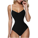 Black One Piece Swimsuit Women Swimwear 2026 New Solid Lace Up Bodysuit Monokini Sexy Slim Thong Brazilian Beach Bathing Suit XL