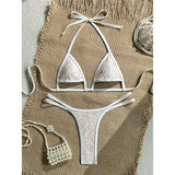 Sexy Extreme String Mini Micro Thong Bikini Female Swimsuit Women Swimwear Two-Pieces Bikini Set Bather Bathing Suit Swim V8373