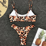 2026 Snake Leopard Brazilian Bikini Female Swimsuit Women Swimwear Two Pieces Bikini Set High Cut Bathing Suit Swim Beach Wear