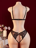 New Sexy Lingerie Women Open Bra Crotchless Sex Underwear Porn Babydoll Dress Hot Lace Sexiest Bodysuit Female Erotic Costume