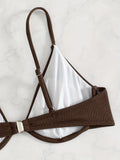 ZTVitality Solid Underwire Sexy Bikini 2025 New Arrival Biquini Padded Push Up Bandage Swimsuit Women Swimwear Summer Beachwear
