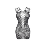 Women Sexy Fishnet  Cover Up, Sheer Bodycon Sleepwear See Through Beachwear Without Bikini