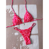 New Micro Bikini Women Swimsuit Two-Piece Bathing Suit Woman Swimwear Sexy Leopard Push Up Thong Bikinis Sets Beachwear Summer