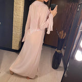 New Sexy V Neck Ruffled Long Sleeve Chiffon Tunic Beach Cover Up Cover-ups Beach Dress Beach Wear Beachwear Female Women V5976