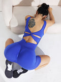 Trendy Sexy Bodysuit Women Jumpsuits Sport Yoga Clothes Rompers Sportswear Woman Gym Combi-pants Fitness Overalls Shorts Legging