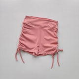 High-Waisted Women's Yoga Fitness Shorts Sexy Drawstring Tied Three-Part Sports Hot Pants for Fitness And Exercise