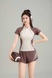 New Split Swimsuit for Women, Conservatively Concealed and Slimming, Swimming Pool Exclusive for Girls' Vacation Swimsuit