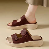 Wedge Sexy Comfortable Non-slip Women's Slippers 2026 Summer Fashion New Lightweight Elegant Outside Women's Platform Slippers