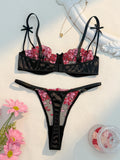 Valentine's Eve Light  Danube Group Ladies Sexy Lingerie Bra Women's Suit - the Temptation of a Seductive Night