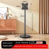 Modern Design TV Stand,Rolling TV Cart for 10-46 Inch OLED LED Monitors,TV Floor Stand Holds up to 88lbs,Max VESA 200x200mm