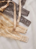 5PCS Lace Women's Underwear Set Hollow-out Lace Push up Bra Bow Breast Lift Band Sexy Bras Women Lingerie