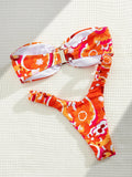 2024 Sexy Push Up Women Swimsuits Micro Bikini Female Swimwear Brazilian Bikini Set Thong Biquini Swim Suits Print Beachwear