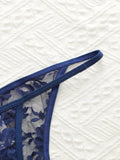 3-Pack Multi-Color Lace Thong Low-Waist Seamless Hollow Easy Wash Quick Dry Comfortable Fitting Underwear C305