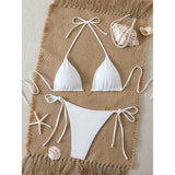 Sexy Micro Bikini Women Two-Piece Swimsuit Triangle Swimwear Woman 2026 Bathing Suit Solid Color Bikinis Sets String Beach Wear