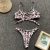 Metal Rings Bikinis Hollow Out Bikini Women Swimsuit Female Brazilian Swimwear Two Pieces Bikini Set High Cut Bathing Suit Swim