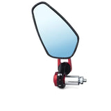 Universal Motorcycle Rearview Mirror Carbon Fiber Pattern Handlebar Mirror Modified Inverted Rear Mirror Motorbike Accessories