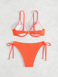 ZTVitality Solid Underwire Sexy Bikini 2025 New Arrival Biquini Padded Push Up Bandage Swimsuit Women Swimwear Summer Beachwear