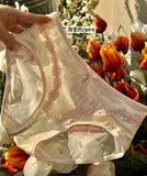2026 Mid-waist Lace Panties Seamless Soft Mulberry Silk Bottom Crotch Women's Lace Panties Women