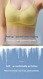 Ultra-Thin Breathable Ice Silk Top Bra Women's Seamless Back Halter Vest Wrap Bra Small Chest Together