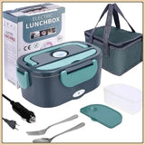 1.5L 60W Electric Lunch Box Food Warmer Portable Leak Proof Car Home Heater for Truckers Lunch Heating Microwave