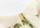 Spaghetti Strap Lace Up Beige Chiffon Summer Dress Sexy Slip Midi Sleeveless Dress Robe Big Flower Print Women Beach Dress Boho